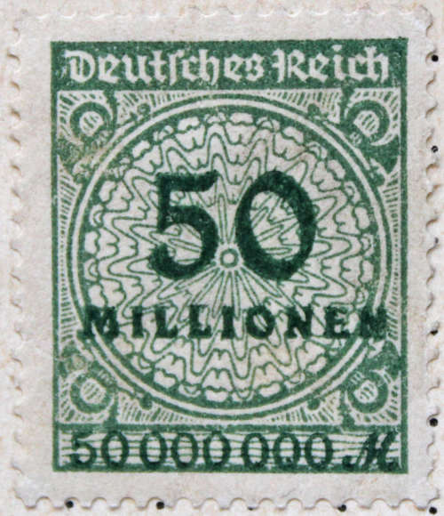 German Empire - 1923 Overprinted Stamps
