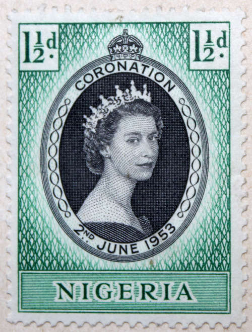Nigeria 1953 Coronation of Queen Elizabeth II