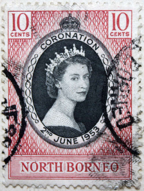 North Borneo 1953 Coronation of Queen Elizabeth II