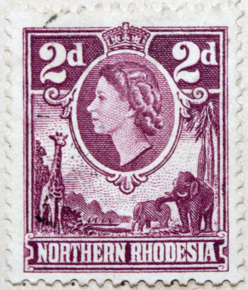 Northern Rhodesia 1953 Queen Elizabeth II