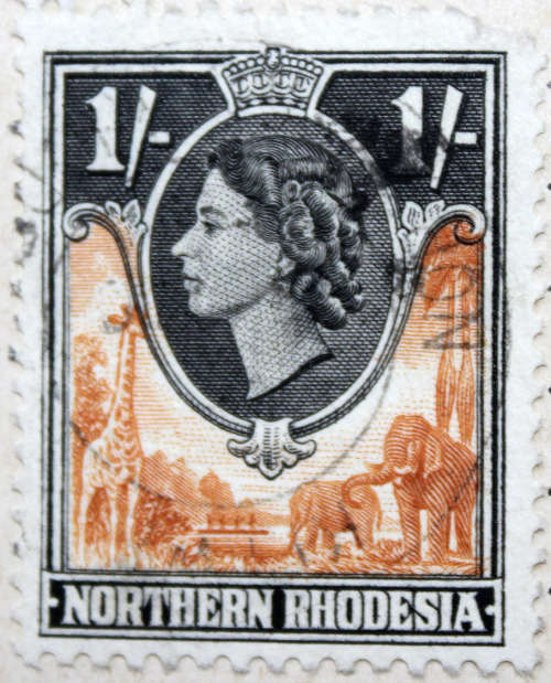 Northern Rhodesia 1953 Queen Elizabeth II