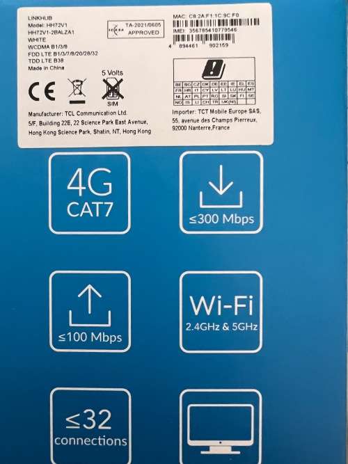 Alcatel Linkhub LTE cat7 Home Station