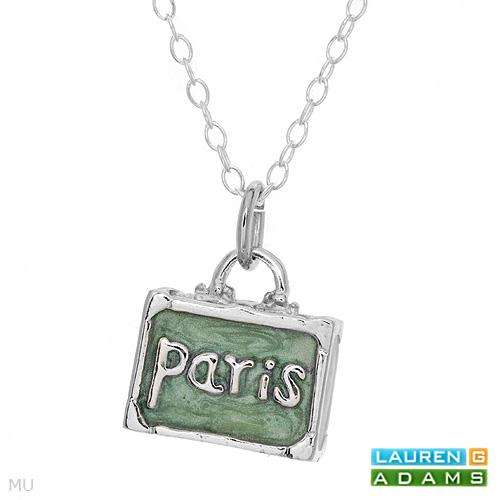 Genuine Sterling Silver Lauren G Adams 'PARIS' Pendant and Necklace