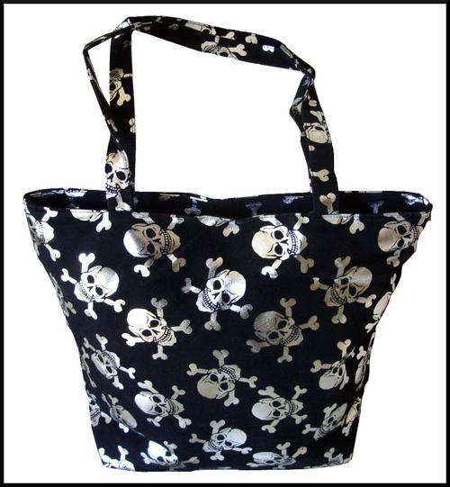 Skull and Crossbones Fashionable Tote Bag/HandBag