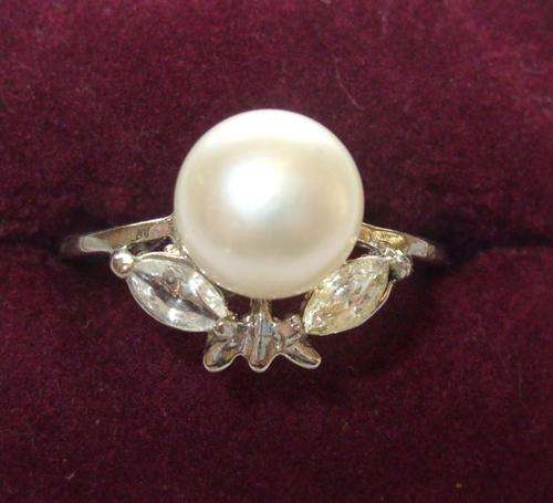 Genuine Freshwater Pearl Ring - Size 10