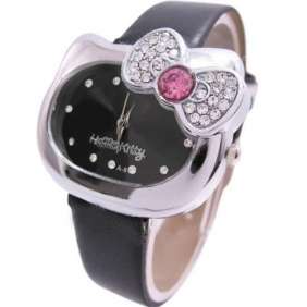 Hello Kitty Quartz Movement Wrist Crystal Watch HK45