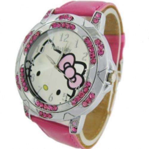 Hello Kitty Quartz Movement Wrist Crystal Watch HK59