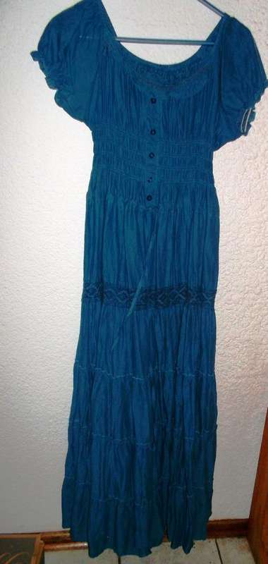 Gorgeous 100% Cotton Peasant Dress