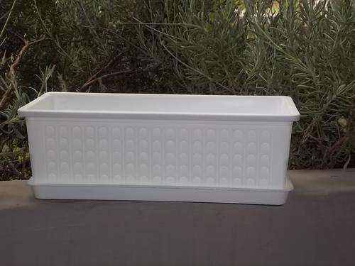 WINDOW BOX WHITE - WINDOW BOX PLANTER