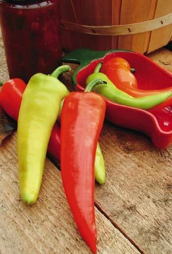 CHILLIES HUNGARIAN HOT WAX CHILLI - 20 CHILLI SEEDS