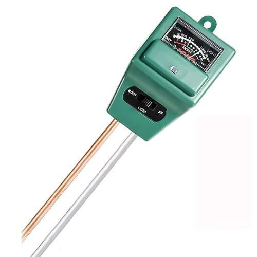 SOIL MOISTURE, PH AND LIGHT METER - 3 IN 1