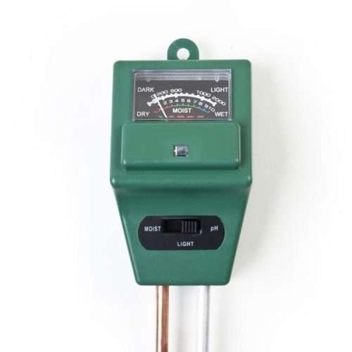 SOIL MOISTURE, PH AND LIGHT METER - 3 IN 1