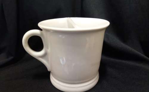 Charming vintage "moustache cup"