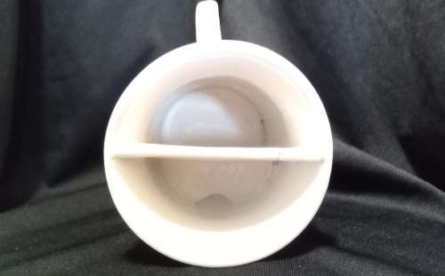 Charming vintage "moustache cup"
