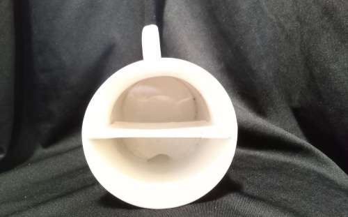 Charming vintage "moustache cup"