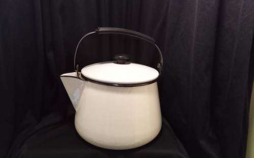 Vintage Enamel kettle