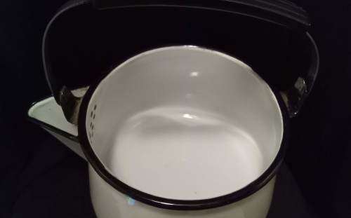 Vintage Enamel kettle