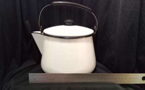 Vintage Enamel kettle