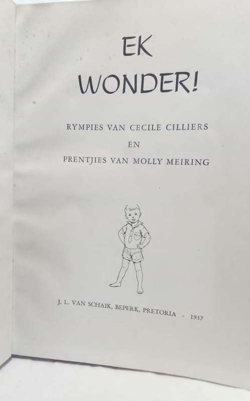 Ek Wonder deur Cecile Cilliers