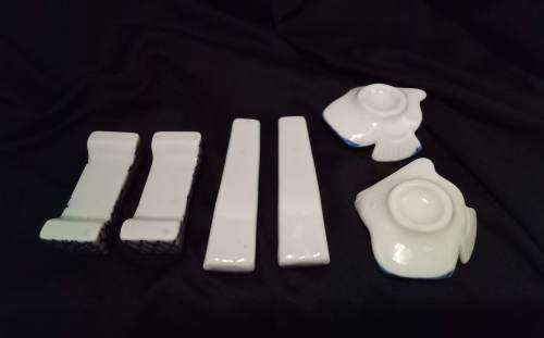 Lovely vintage porcelain Chopstick holders