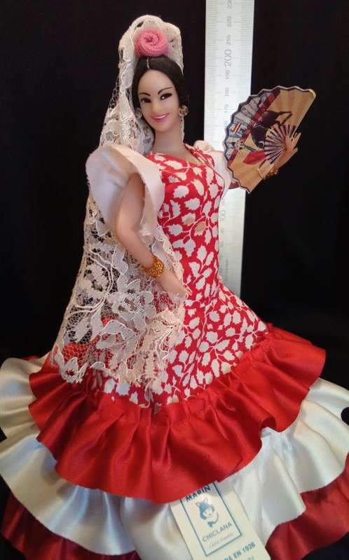 Vintage Flamenco dancer doll