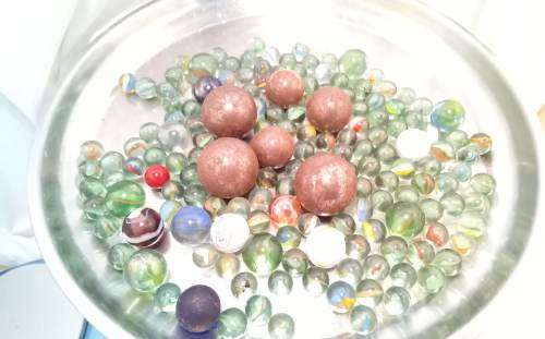 Collection of beautiful marbles