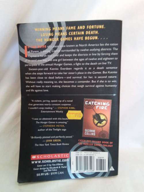 The hunger games by Suzanne Collins