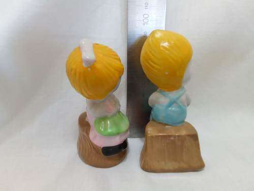Vintage cute couple Salt and Pepper set