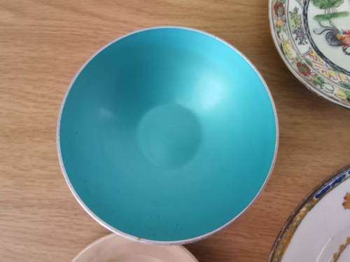 Beautiful vintage mixed side plate and smaller Lot 1