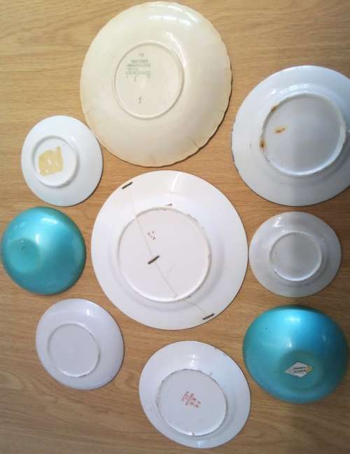 Beautiful vintage mixed side plate and smaller Lot 1