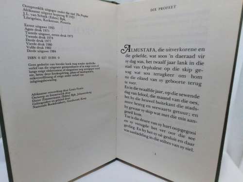 Die Profeet deur Kahil Gibran