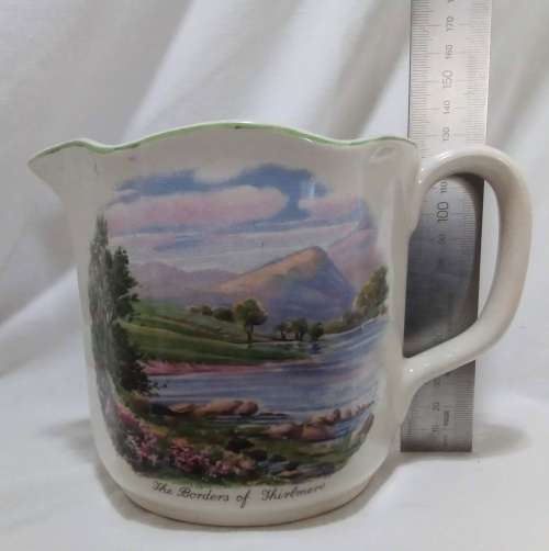 Three stunning vintage trio of Nelson ware pitchers