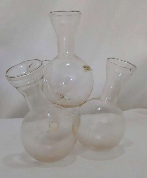 Very fine glass vintage bud `vases`