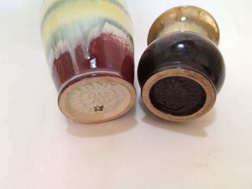 Two beautiful vintage German porcelain vases