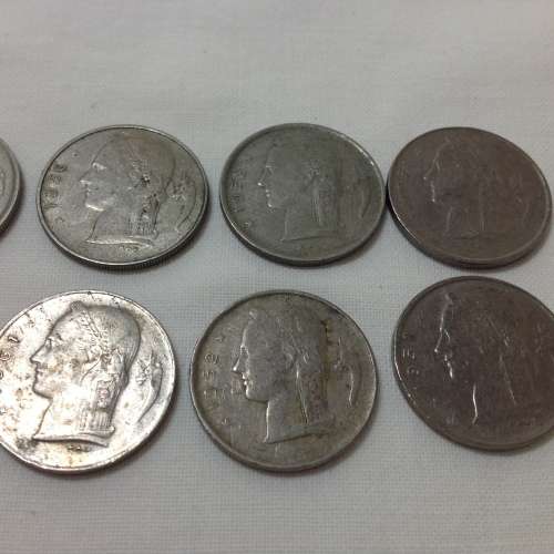 Collectible Belgian coins 1946 to 1961