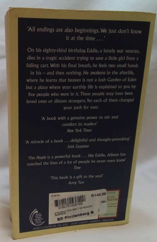 The Five people you meet in heaven by Mitch Albom