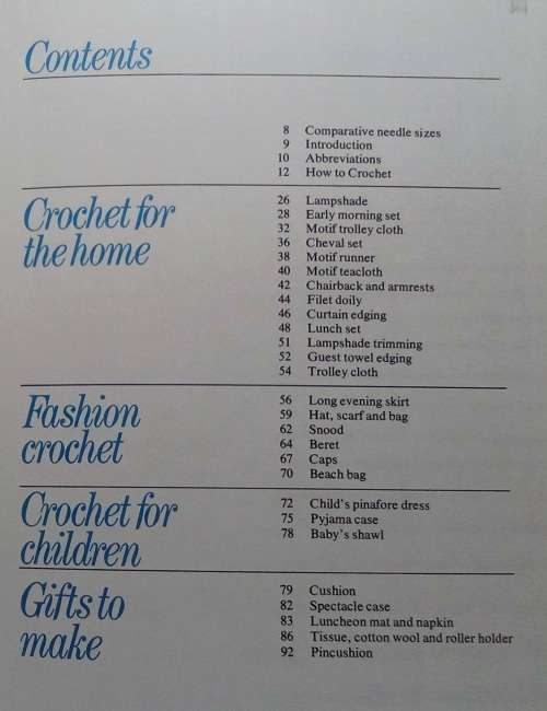 The Colour book of Crochet by Mary Stalling