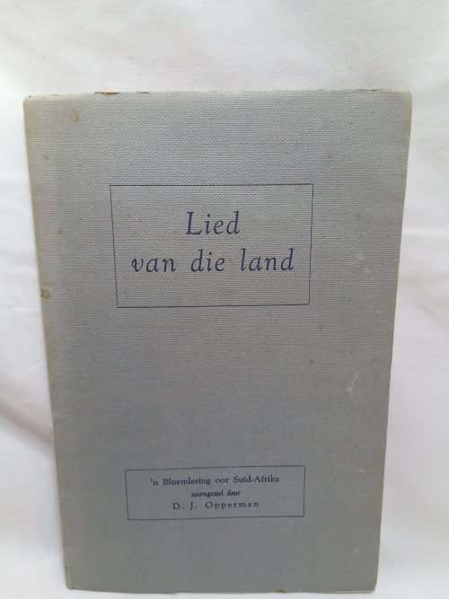 Lied van die land bloemlesing deur DJ Opperman