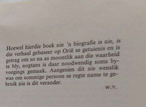 My Naam is Orië deur Wilma Visser