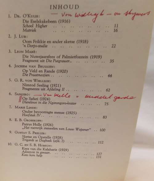 Vyftig jaar Gedenkbundel 1914 tot 1964 saamgestel deur JL Van Schaik