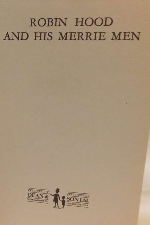 Robin Hood and his merrie men by Lawrence Edward Watkin