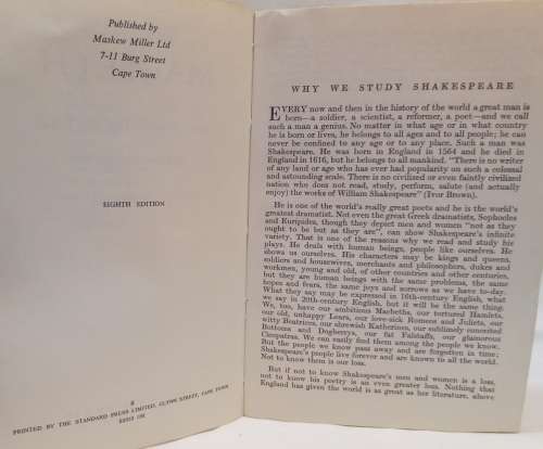 Macbeth Shakespeare Maskew Miller