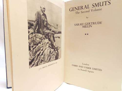 General Smuts by Sarah Gertrude Millin First edition 1936