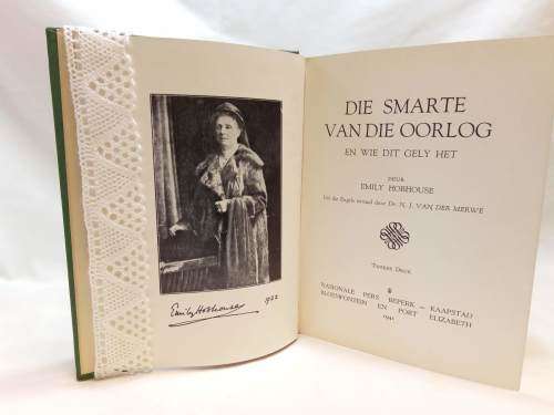 Die smarte van die oorlog deur Emily Hobhouse