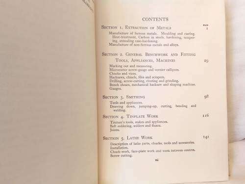 Stunning vintage book - Metalwork for students second edition by R Marriott 1961