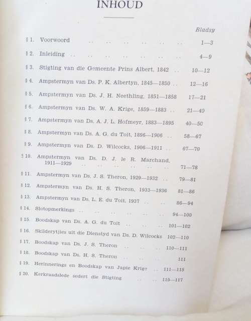 Eeufees van die gemeente Prins Albert 1842 tot 1942