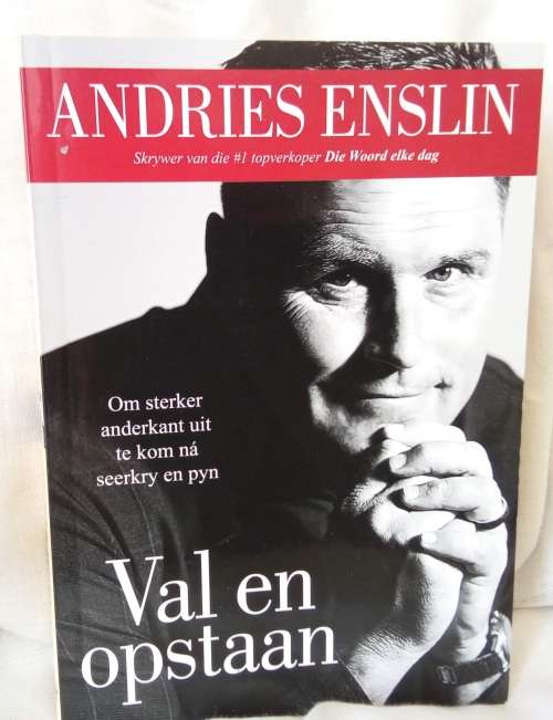 Val en opstaan deur Andries Enslin