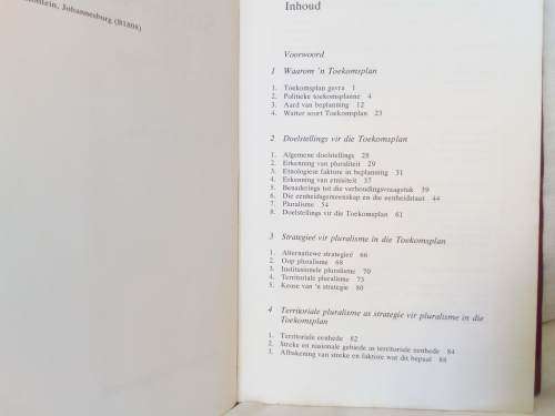 Toekoms plan Suid Afrika deur Roelf Botha (1978)