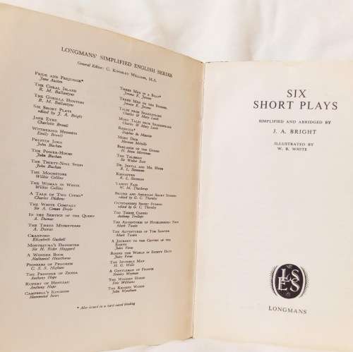 Six short plays simplified and abridged by JA Bright 1960