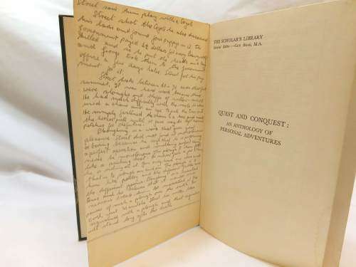 Quest and conquest compiled by EV Odle 1938